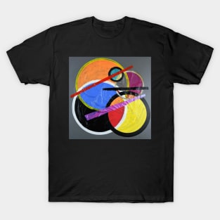 Circles and lines Abstract 322 T-Shirt